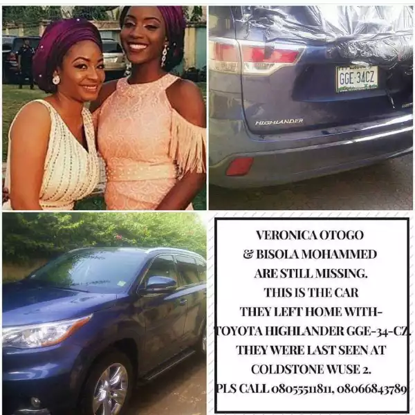 See the car missing Abuja ladies were last seen in